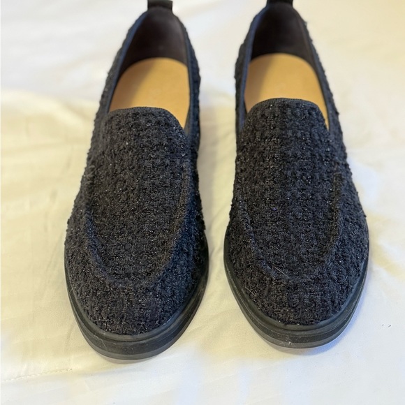 Rothy's Black Textured Knit Slip-On Loafers